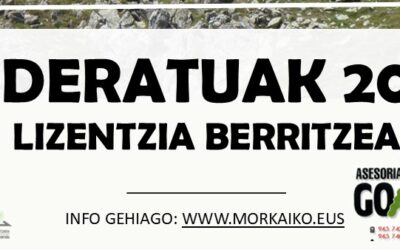 FEDERATUAK 2026 – lizentzia berritzea / FEDERADOS 2026 – renovación de licencias
